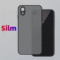 Fashion Color collision Skin-feel Translucent Matte Slim Shockproof Protective Phone Case For iphone XR - Image 3