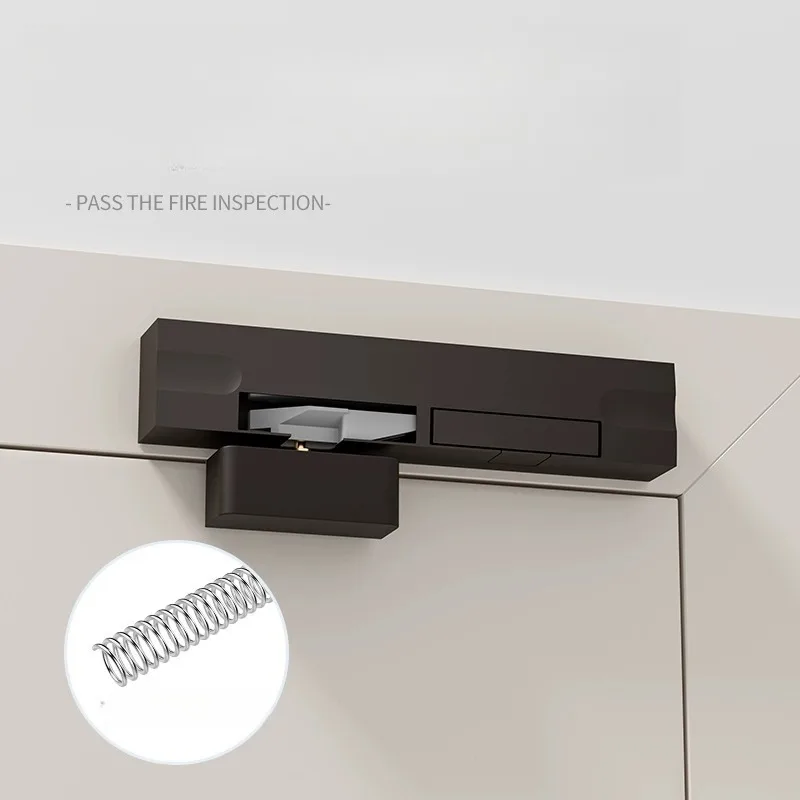 Hydraulic Door Closer Lightly Strengthened Damper ers Closed Door Flat Externally Open Invisible Household Fittings