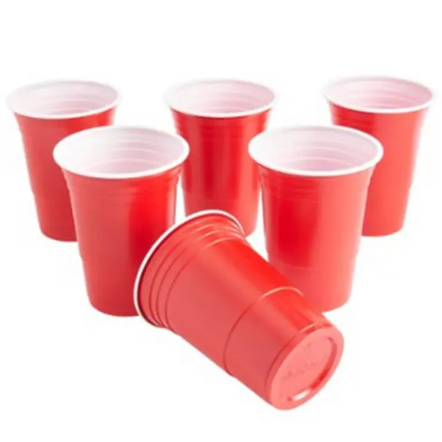16 Oz Disposable Cups 50 Packs Red Blue Yellow  Birthday Disposable  Tableware Red - Disposable Cups - Aliexpress