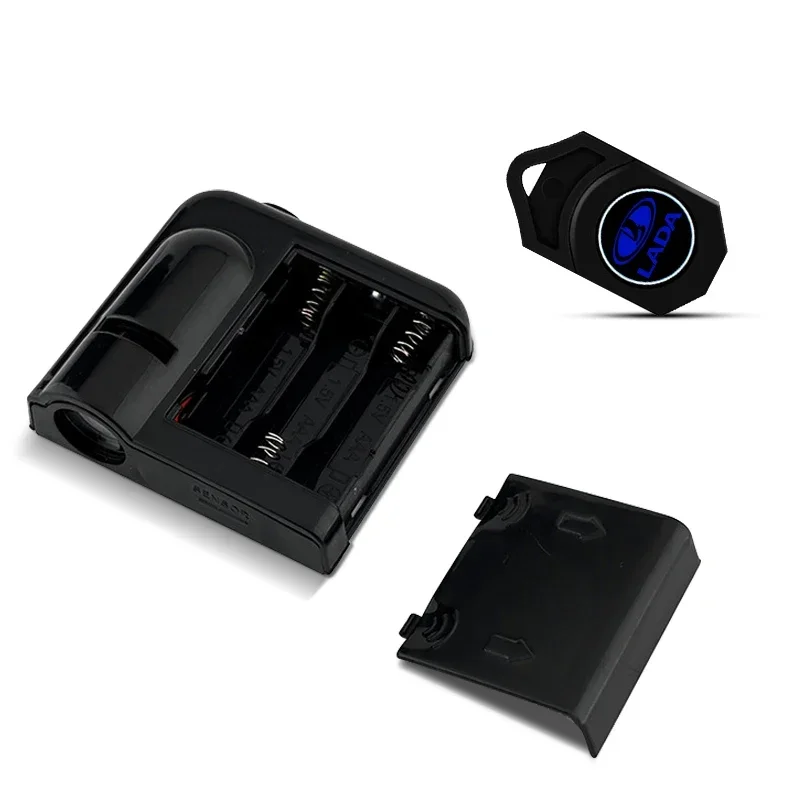 LED 자동차 문짝 범용 프로젝터 고화질 웰컴 라이트, 라다 베스타 니바 칼리나 프리오라 그란타 라거스 바즈 사마라용, 1 개, 2 개