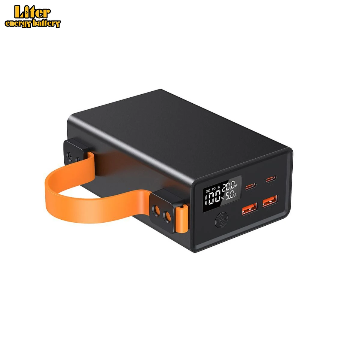 

PD100W Быстрая зарядка 40000mAh блок питания для ноутбука, внешнее небольшое энергохранилище с подвесной веревкой для кемпинга