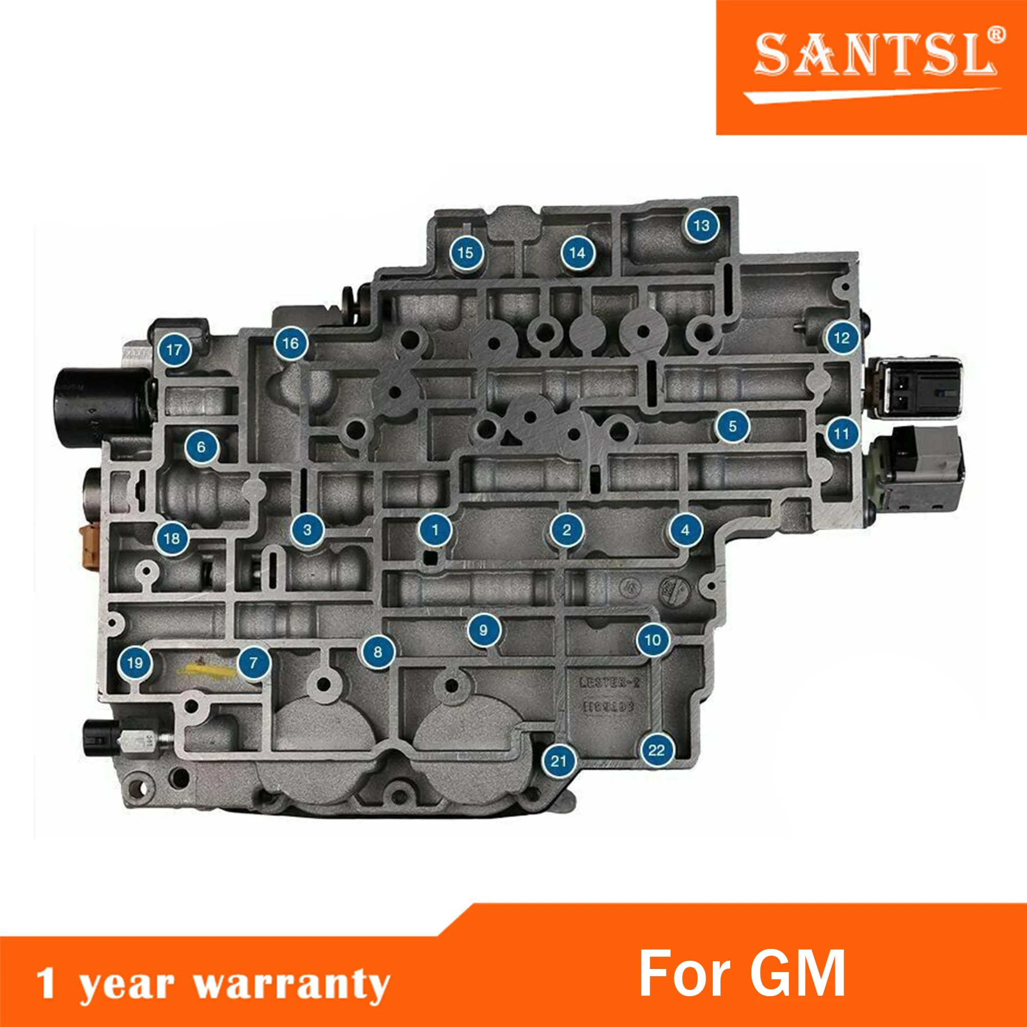 

4L80E Transmission Valve Body Automobile Solenoids Included Renovation For GM 1997-2003