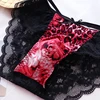 Sexy Men Bikini Brief Underwear Leopard Grain Penis Pouch Jockstrap Lace Cuecas Gay Sissy Panties Slip Homme 5