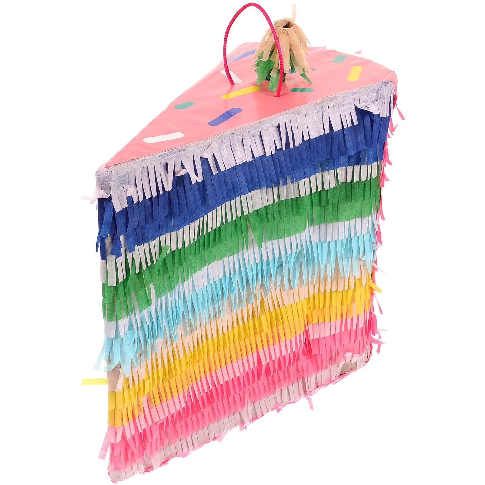 

3D Pinata Cake Ornament Paper Event Decor Pendant Candy Container Birthday Party Adorn Hawaiian Christmas Ornaments