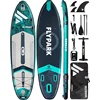 FLYPARK Fishing/Family Inflatable Paddle Board, Extra Wide SUP Paddleboard Inflatable Stable Stand-Up Paddle Board Kayak seat 1