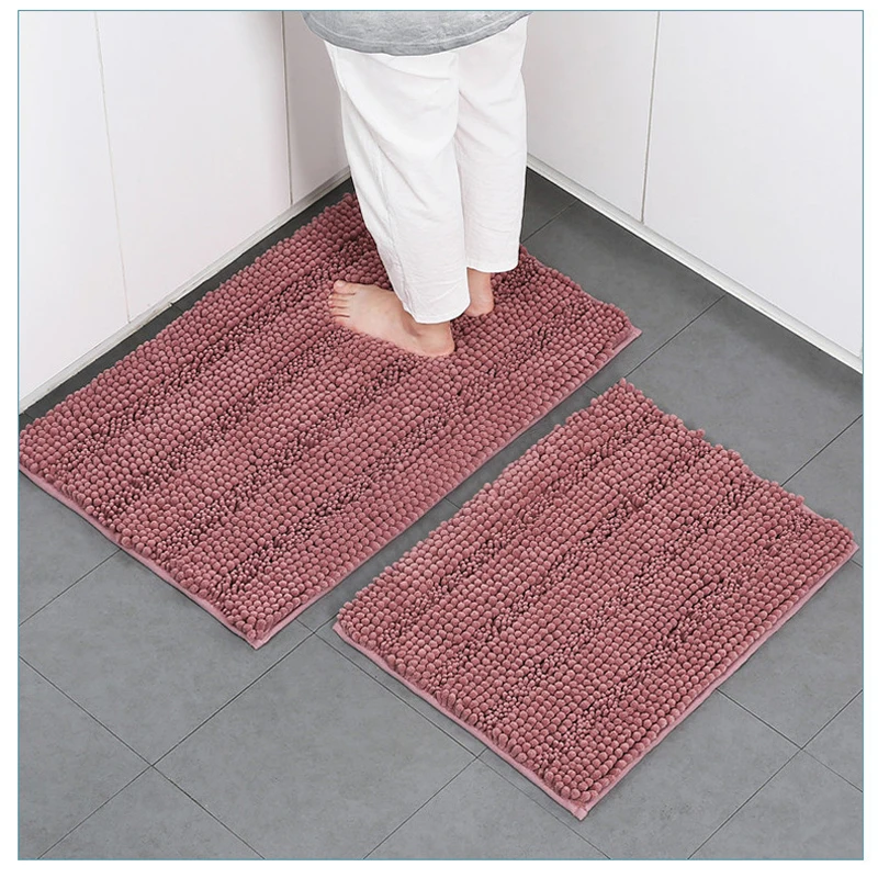 Buy Wholesale China Heart Shape Microfiber Chenille Door Mat With