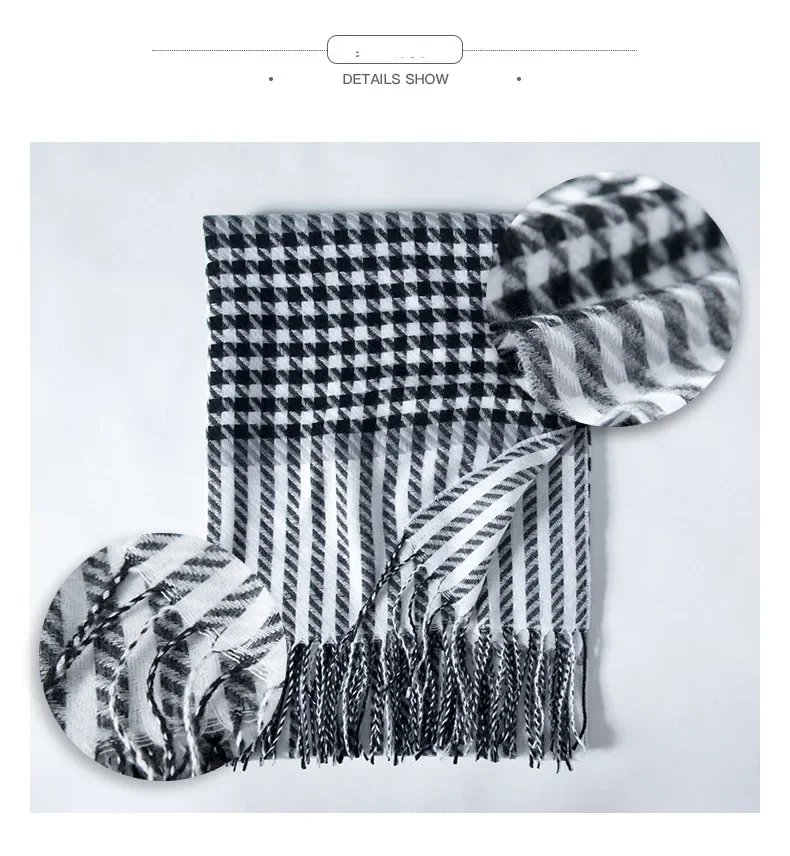 Mode Grün Schal Frauen Design Kaschmir Schals Für Männer Dame Schal Wraps Quaste Pashminas_voghion.com