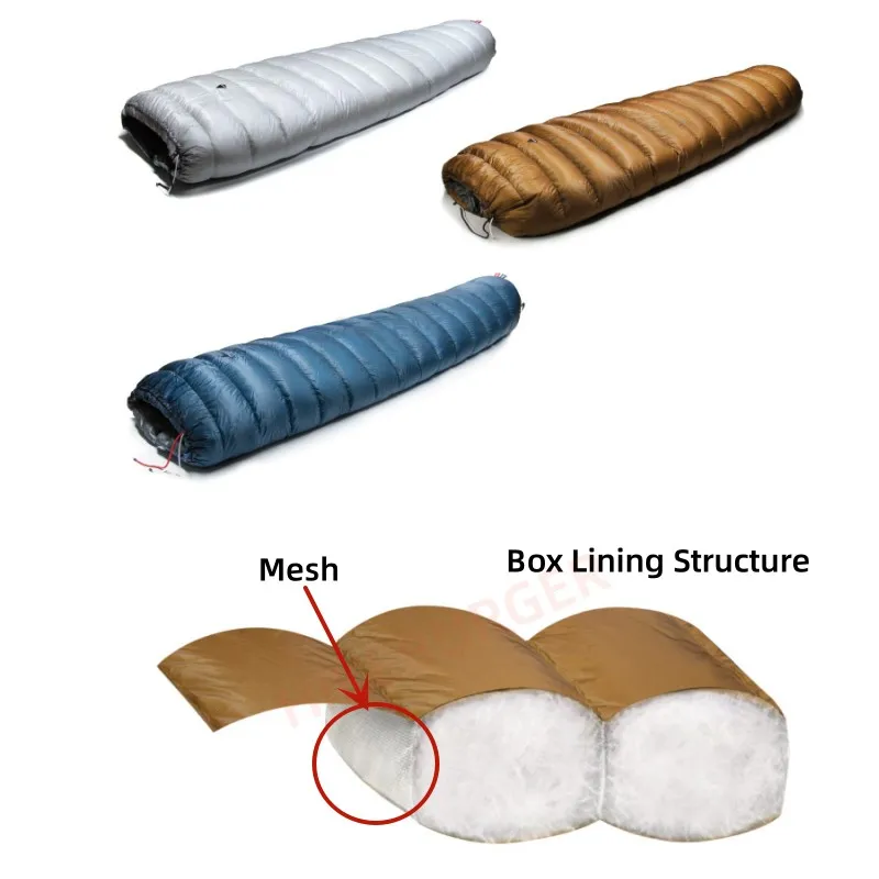 Ice Flame UL Mummy Quilt White Goose Down Ultralight Duck Sleeping Bag Mat Underquilt for Hammock Backpacking Camping Hiking sleeping bag