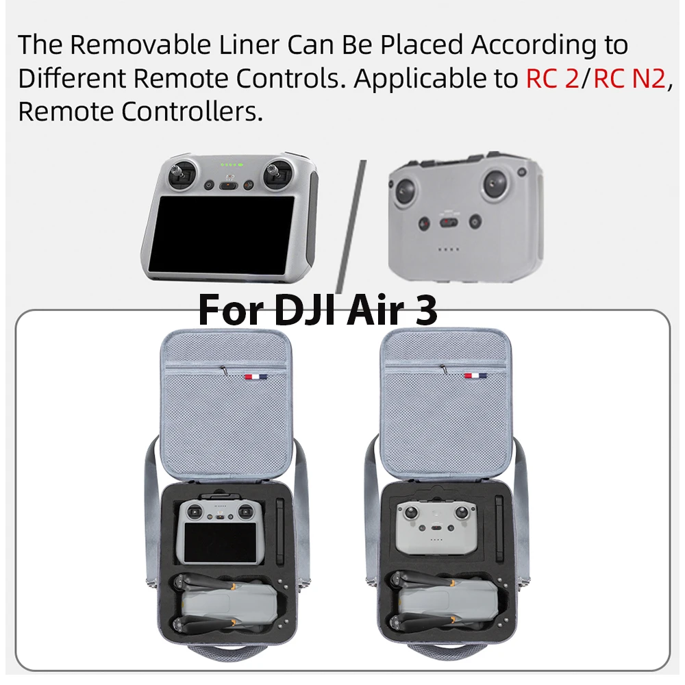 Housse de protection pour drone DJI Mavic 3 avec poignée de transport, vue latérale