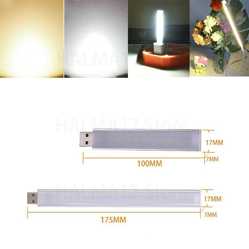 LED 5V Mini USB Lamp Book reading flashlight Night Light lighting for Power Bank Lighting Computer Laptop PC Notebook J17