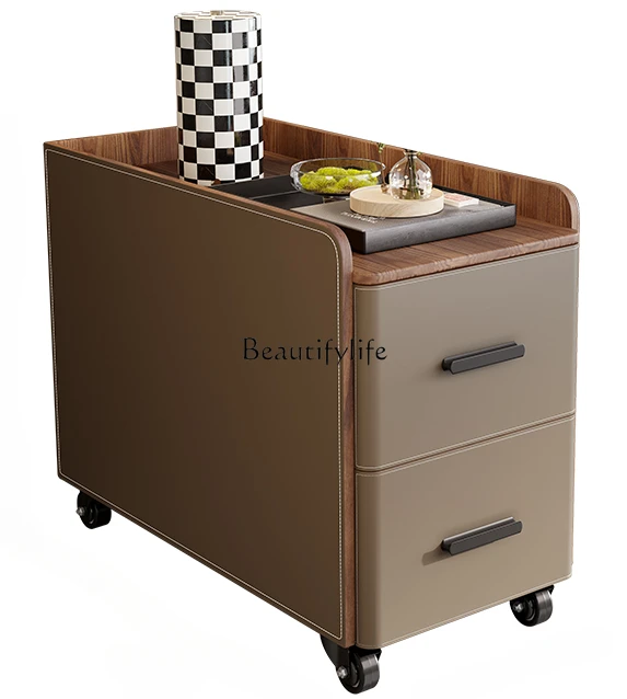 

Living Room Removable Side Cabinet Small Coffee Table Side Corner Table Storage Cabinet