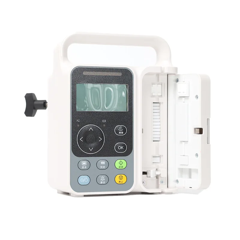New Animal and Animal Infusion Pump with Automatic Infusion, Sound Alarm, AC/DC Dual Use Pet Hospital Infusion Pump