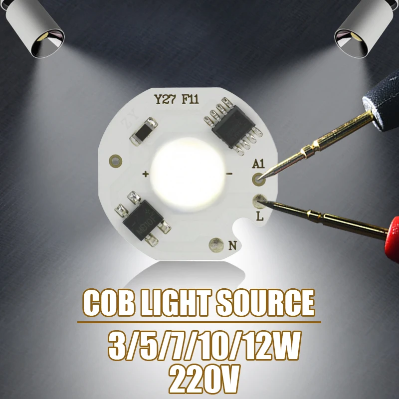 Can Use 5w Instead Of 0whigh Power Led Cob Bulbs 3w-10w - Diy Spotlights  With 250ma Driver