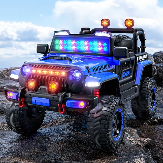 1-6-Year-Old Children's Four-Wheel Drive Electric Remote Control For Seated Off-Road Vehicles With Swing, Music And Light 3