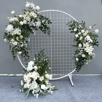 Silk Floral Wedding Arch Decor 1