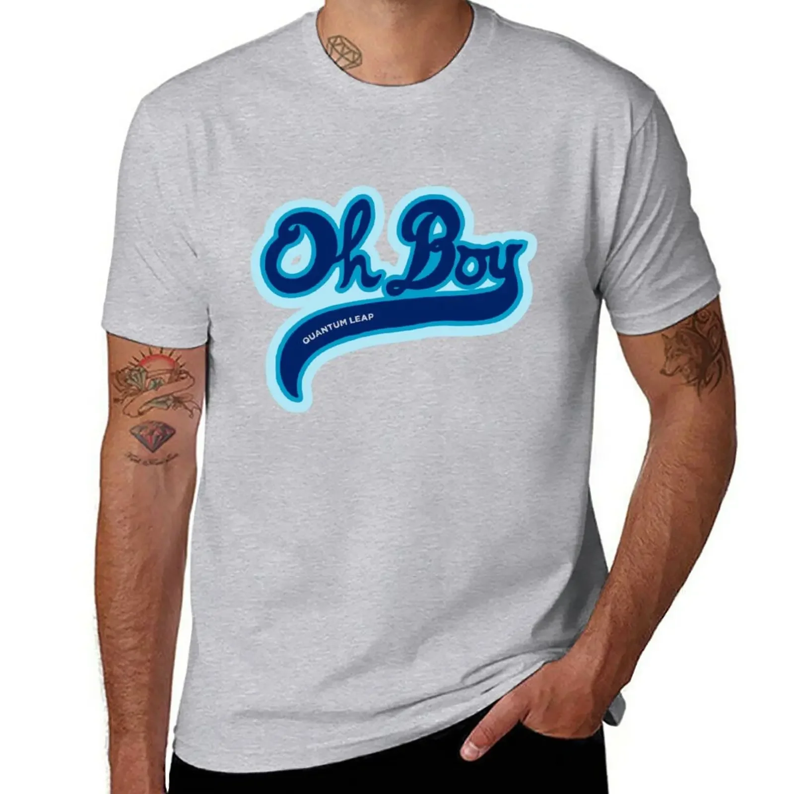 Oh Boy! -Quantum Leap T-Shirt Sublime Boys Whites Shirts Graphic Tees Mens Graphic T-Shirt Pack