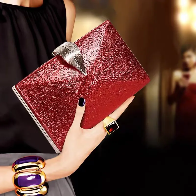 

Квадратные женские сумки Wvening 2024, Модный кошелек из искусственной кожи, кошелек, клатчи с листьями, свадебные сумки-мессенджеры на плечо, sac a main