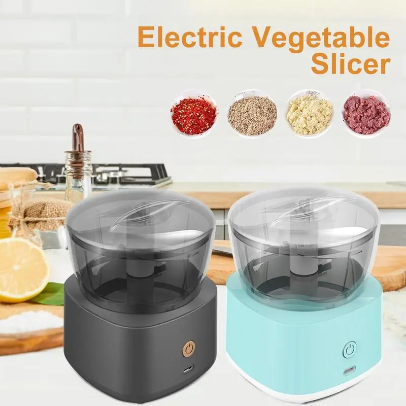 Food Chopper Electric Wireless Small Food Processors Stainless Steel