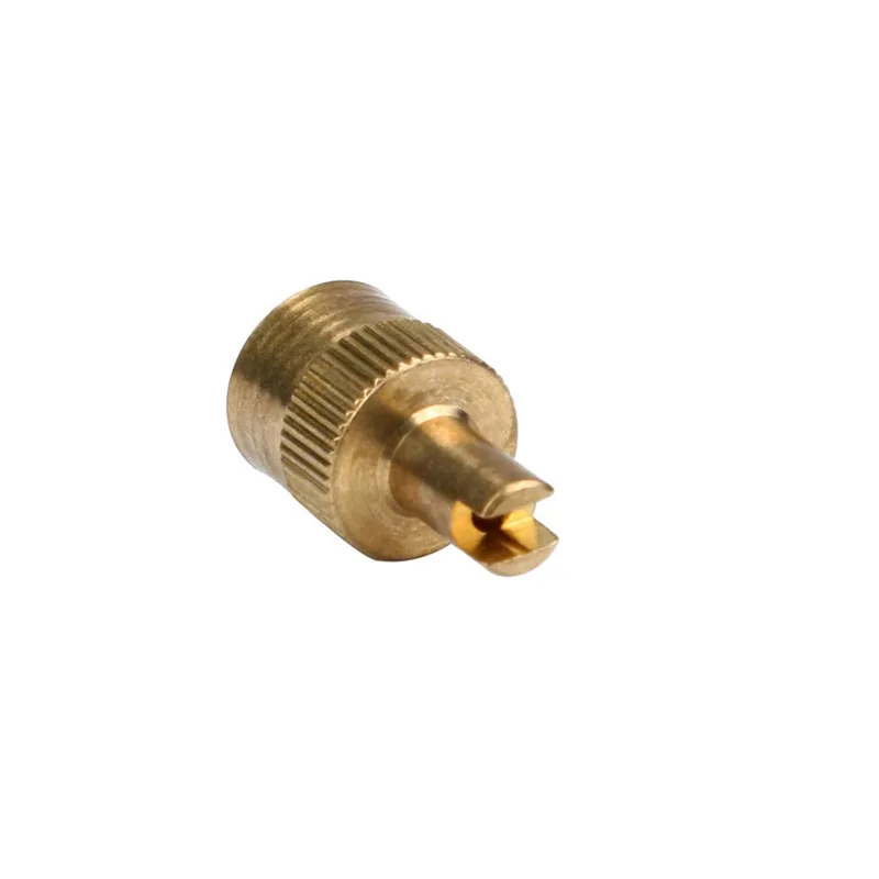 Motorcycle and Car Copper Valve Stem Caps with Core Removal Tool