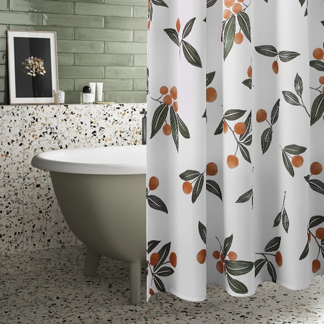 Cortina de ducha impermeable, cortinas de partición, tela antimoho,  accesorios de baño para el hogar, personalizable