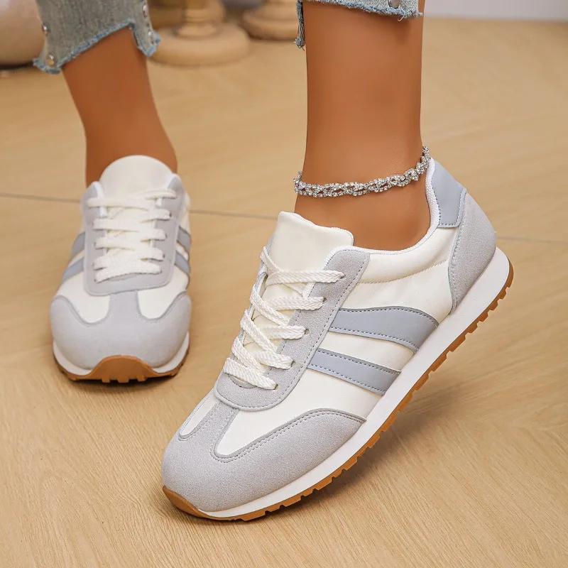 Women's Casual Cloth Surface Lightweight Sport Shoes 2025 Spring Autumn All-match Breathable Running Sneakers Zapatos De Mujer 6