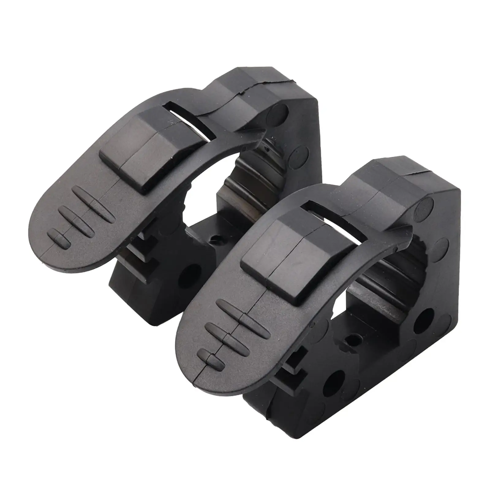 

2Pcs Rubber Clip Lightweight Portable Study Bar Clamp Mounting Clamp for RV ATV UTV Motor Boat Auto Mount Bracket Holder