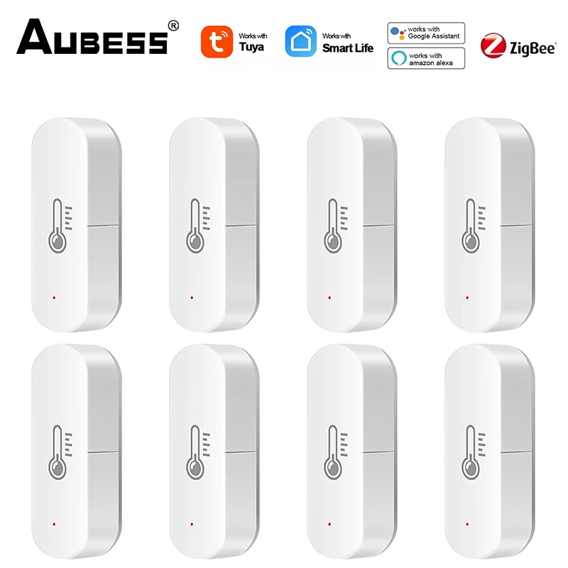 Aubess Smart Window Door Sensor ZigBee3.0 Tuya Window Sensor Door Open /Closed Detectors Home Security Alarm Work With Gateway