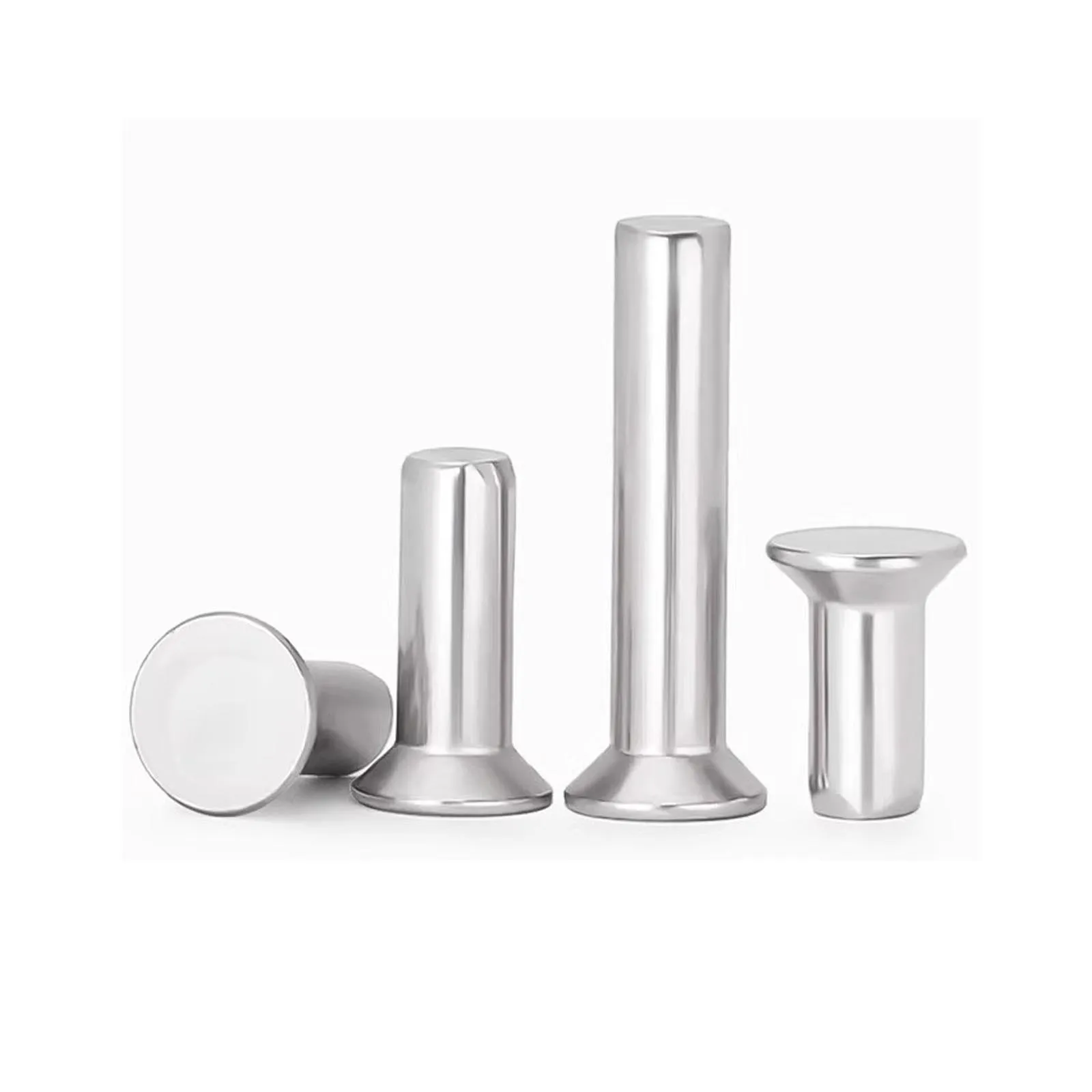 M1 M1.2 M1.4 M1.6 M2 M2.5 M3 M4 M5 M6 GB869 304 A2-70 Stainless Steel Flat Countersunk Head Solid Self Plugging Rivet 10 50pcs rivets and fasteners