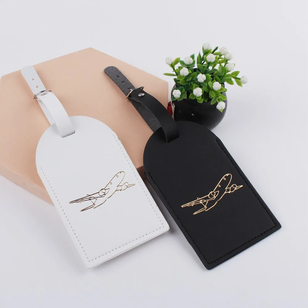 Voyagez avec style avec 4 étiquettes de bagages – Nom, adresse et numéro de téléphone – Identifiant parfait pour bagages ou sac à main – Accessoires de voyage anti-perte