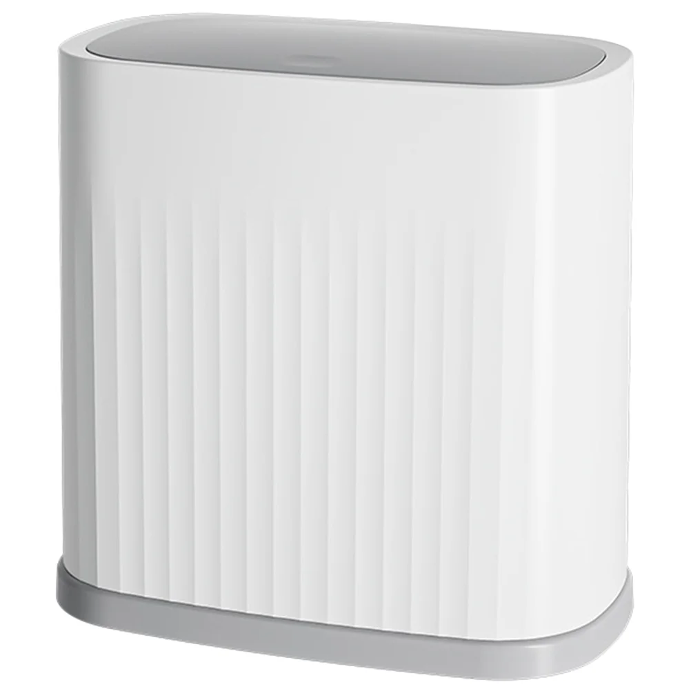 

Trash Can Lid Household Small Waste Bin Kitchen With Basket For Bathroom Garbage Bedroom Pp Office Wastebasket