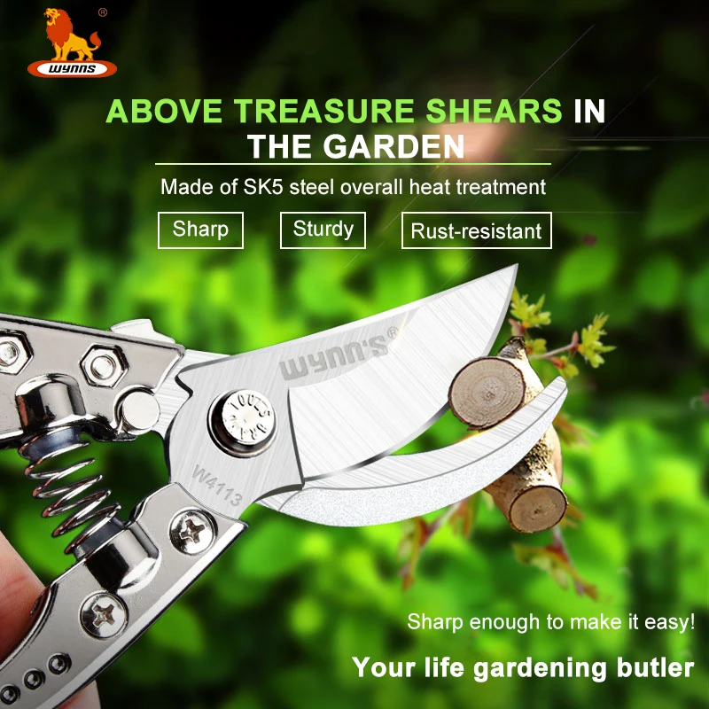 WYNN'S SK5 Steel Garden Pruning Shears 1