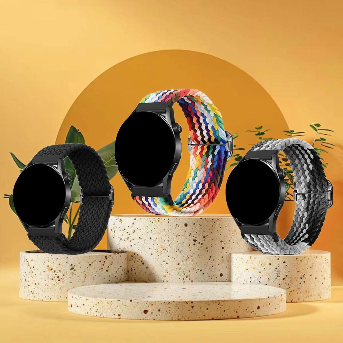 Universal Braided Loop Adjustable Watchband (18/20/22mm)