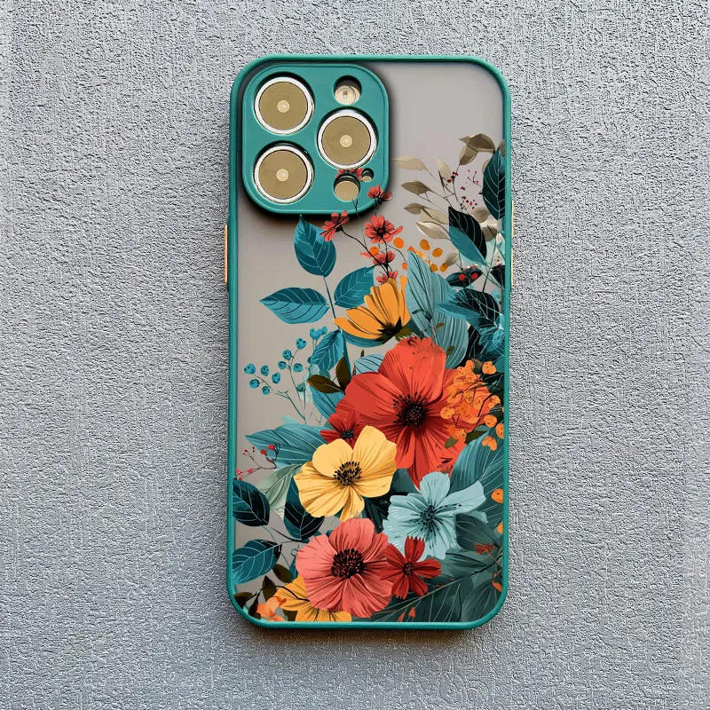 Vintage Elegante Rosa Pfingstrosen-Blumen Handyhülle für iPhone 17 16 15 11 13 14 Pro Max 12 Mini Pro Max 15 14 Plus X XR XS Rückseite – Detail 2