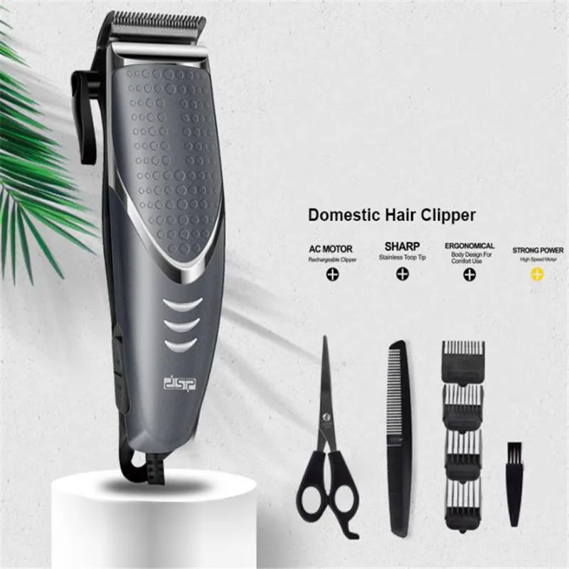 Professional Hair Clipper Wired Electric Trimmer Powerful Haircut Machine Barber Shop Salon Style Razor Hairdressing Shaver Cut