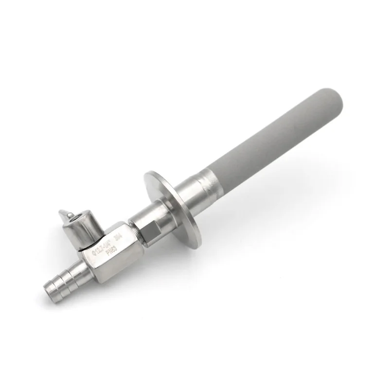 Homebrew Filtro Carbonation Stone Tri Clamp Homebrew Aeração 12.7 mm Mangueira Barb 14 Npt 50.5 mm Ss316l Aço Inoxidável