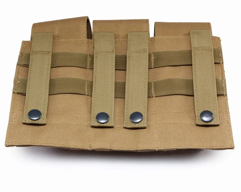 Description Picture 4 of itemTriple Molle M4 Magazine Pouch Holder AK AR Rifle Mag Hoster Outdoor Sport Training Hunting Vest Pouches EDC Wasit Pack Bag