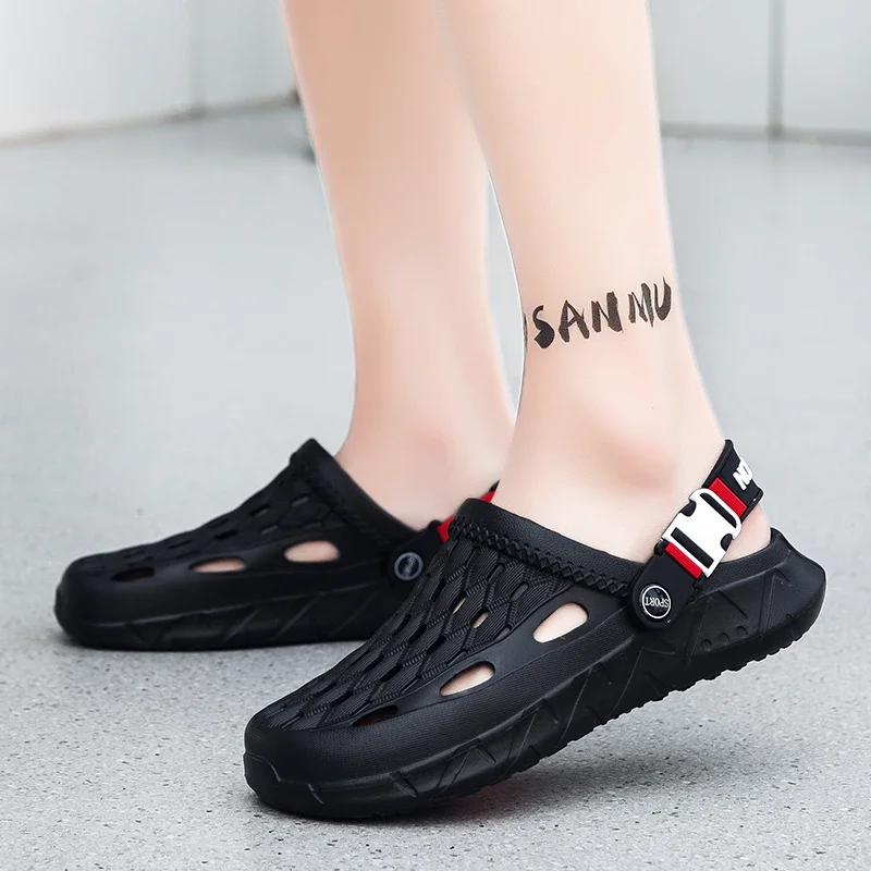 Summer men's sandals, anti-slip thick-soled, indoor and outdoor anti-slip beach slippers, large-sized sandals, shoes for men