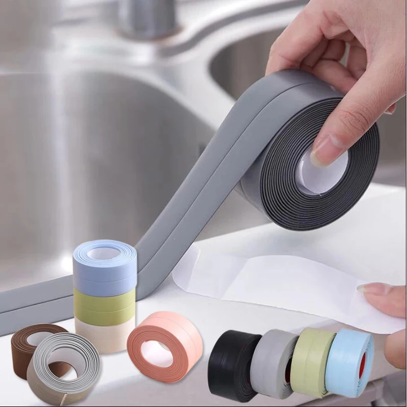 3M Self Adhesive Waterproof Adhesive Nano Tape Kitchen Bathroom Shower  Waterproof Mould Proof Tape Sink Bath Sealing Strip Tape - AliExpress