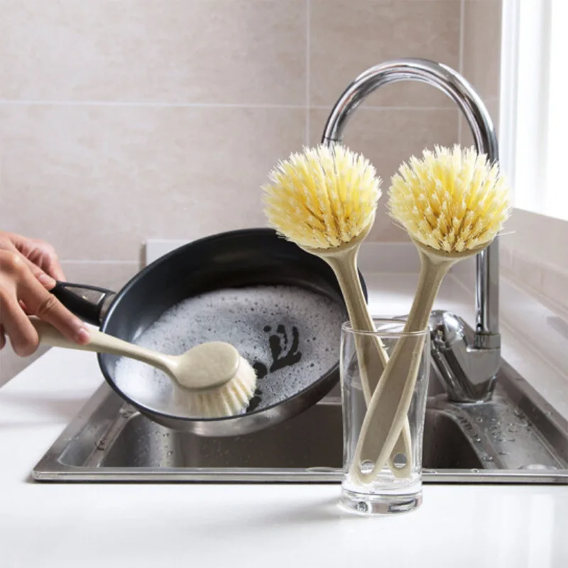 

Kitchen long handle cleaning brush household scrubber dishwasher scrubber
