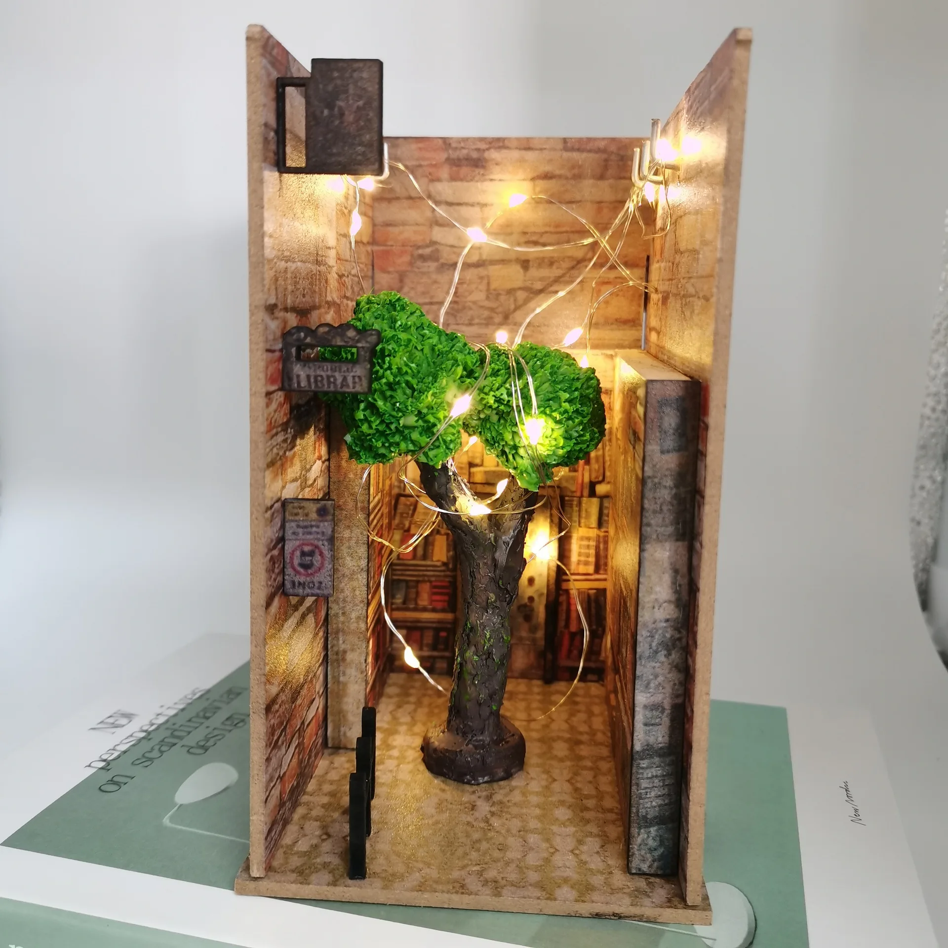 Booknook Chamber of Secrets Magic Book Nook Library Decor Miniature  Decoration Between Books Bookshelf Diorama Wizarding Alley 