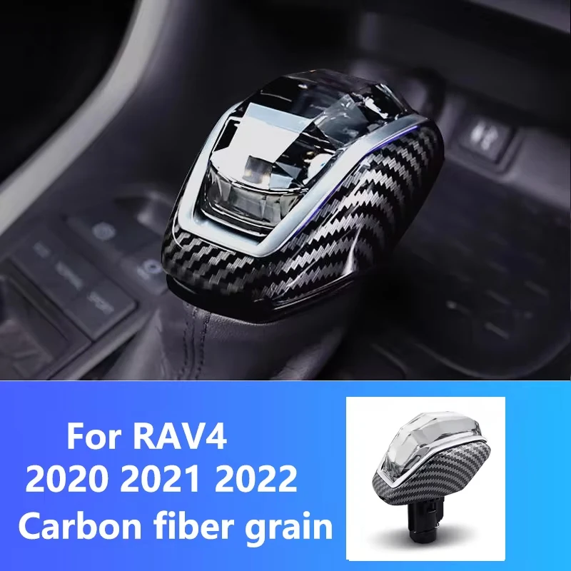 thumbnail image 1 of Perilla de cambio de marchas de cristal de repuesto para Toyota Highlander RAV4 KLUGER VENZA HARRIER Cubierta de manija de cambio de caja de cambios de automóvil modificada, 1 of 5