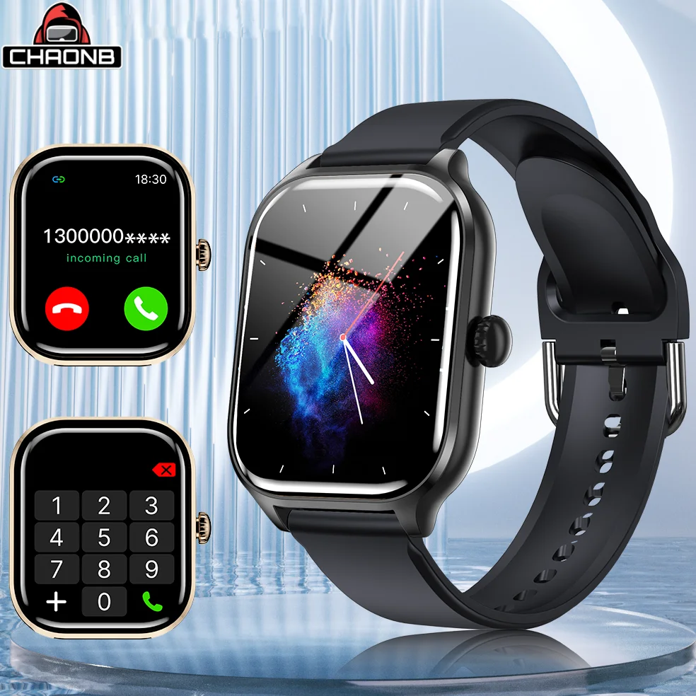 Touch Screen Smart Watch Music Steps Count Bluetooth Call 2025 Smartwatch For Men Women Calorie Track Heart Rate Monitoring H9 1