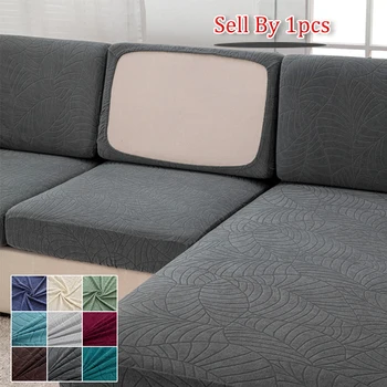 Fodera per cuscino jacquard elastica per soggiorno Copridivano con motivo a foglie Copridivano idrorepellente Coprisedile protettivo per divano 1