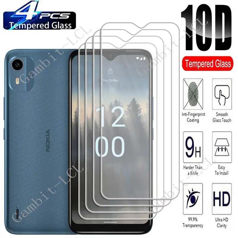 

4PCS For Nokia C12 Screen Protective Tempered Glass On NokiaC12Plus NokiaC12 C12Pro C12Plus C 12 Protection Cover Film