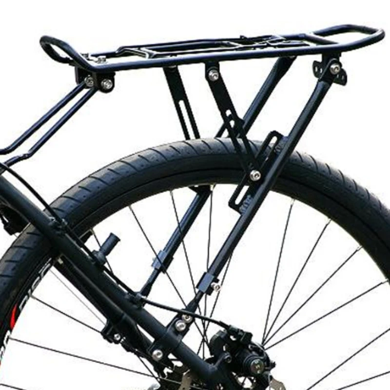 PORTAPACCHI POSTERIORE Biici BIKE MTB 26 Fanalino A Batteria + PARAFAN