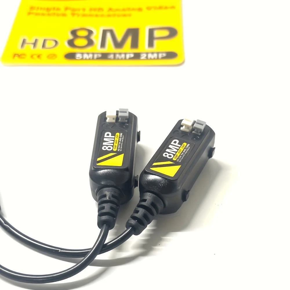 8MP BNC 비디오 발룬 HD CVI/TVI/AHD 비디오 발룬 트랜시버 (AHD/CVI/TVII/CVBS 카메라용)
