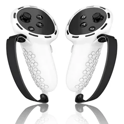 Silicone Grip Protection Cover for VR Touch Controllers - Anti-Fall Handle Skin (A White)