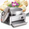 Electric Crepe Baking Pan Fried Dumpling Crepe Commercial Electric Desktop Frying Oven Pan Pancake Machine. 1