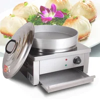 Electric Crepe Baking Pan Fried Dumpling Crepe Commercial Electric Desktop Frying Oven Pan Pancake Machine. 1