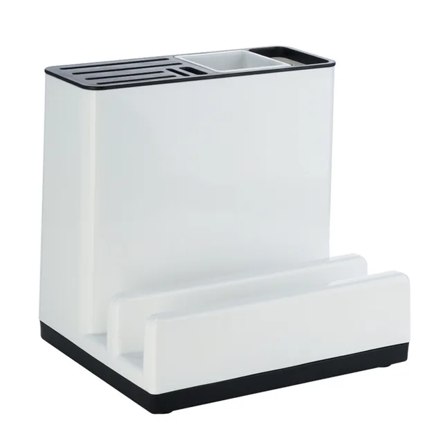 Konyhai Multifunkcionális Szerszám Pihenő Állvány Oszlopok Ketrec Pálcikák Cső Vágódeszka Edény Borító Evőeszközök - Image 5